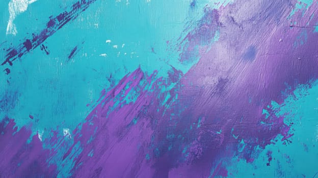 Purple Stains On Cyan Texture Background