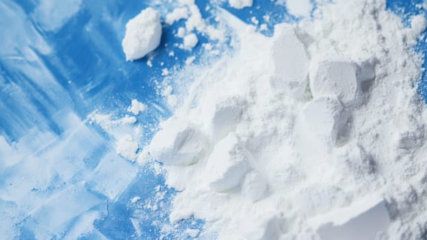Powder Blue And White Texture Background