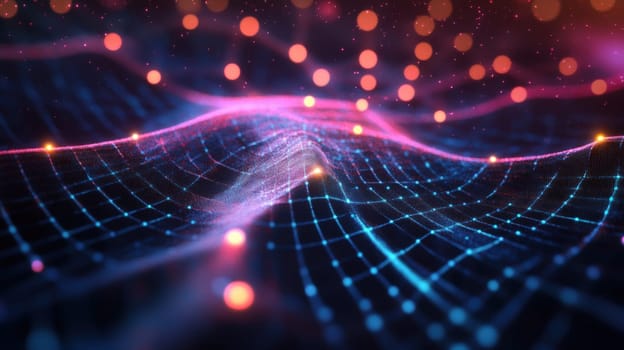 Bright Neon Texture Abstract Backdrop