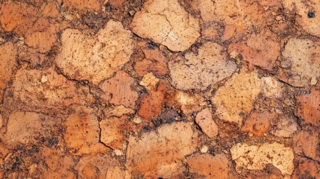 Cork Texture Brown Abstract Backdrop