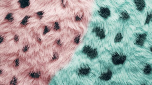 Animal skin in mint and pink colors texture