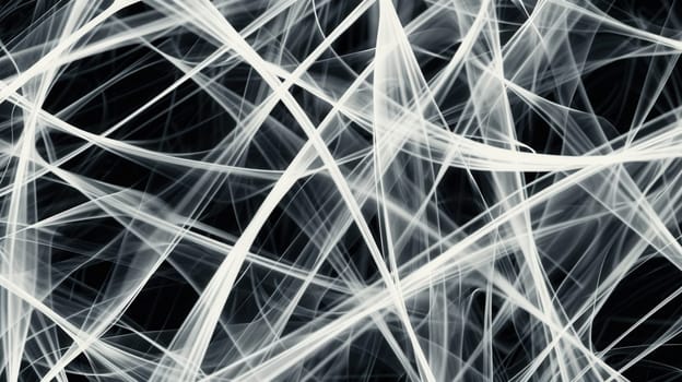 Abstract art of chaotic lines and shapes representing anxiety