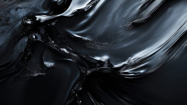 Abstract art depicting total darkness