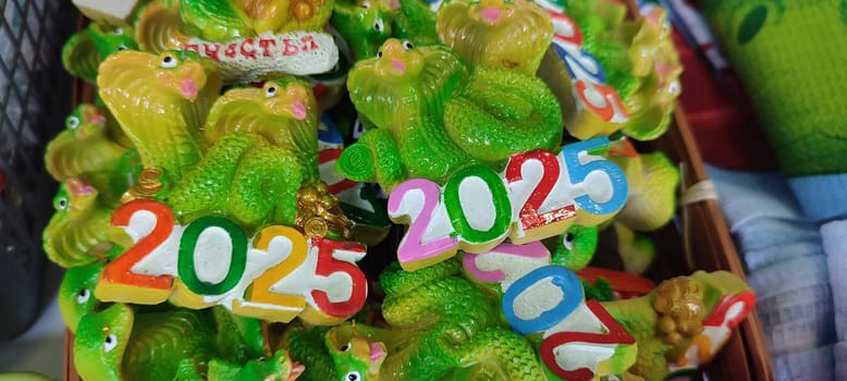 new year 2025 green snake magnet souvenirs gifts traditions chinese simbol gift. High quality photo