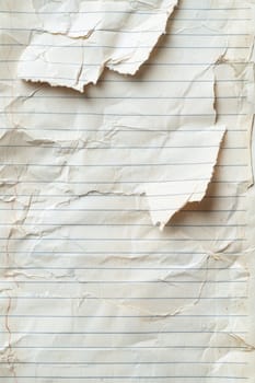 High-resolution image of layered torn notebook paper sheets, showcasing visible creases and fibers. ideal for educational materials, stationery, or creative branding projects, offering a textured and authentic paper background.