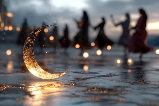 Laylat al-Baraa: artistic banner, sacred event, Night of Baraat, devotional practice, spiritual reflection, Islamic customs, celestial symbolism, holy evening, cultural legacy, divine grace