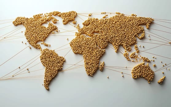 Wheat export: global distribution of grain, agricultural trade routes, economic impact, supply chain operations, supporting food security, sustaining international commerce across borders