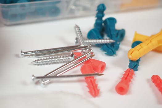 This diverse collection of screws and anchors is ideal for various home improvement tasks
