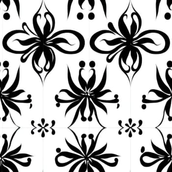 Seamless floral pattern creating a stylish and modern design, perfect for backgrounds, textiles, and various decorative applications