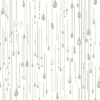 Stylish repeating pattern featuring hanging drops and vertical lines, ideal for contemporary backgrounds and textile designs