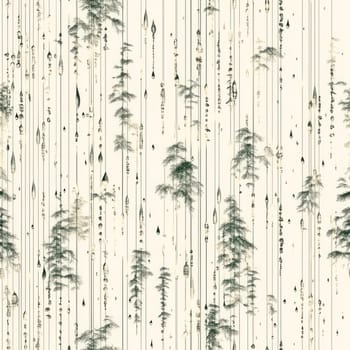 Abstract forest with rain falling down in a digital art background, ideal for websites and banners