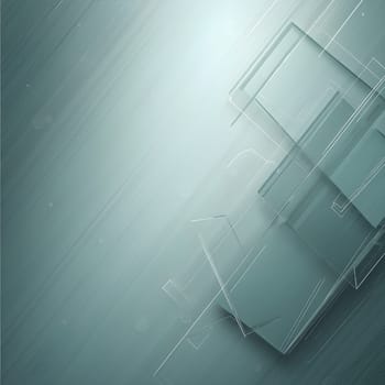 A minimalist tech background featuring overlapping transparent shapes, creating a clean, modern design with subtle depth and elegance.