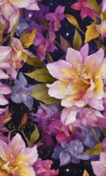 Rich orchid hues, detailed petals, bold floral design, perfect for artistic projects, exotic themes, vibrant backgrounds, or elegant decor accents