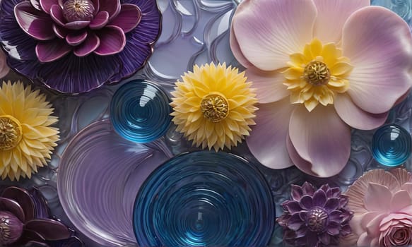 Lush orchid blossoms showcase striking colors, intricate patterns. Bold magenta, purple tones evoke tropical paradise. Perfect for floral decor, botanical prints, nature-inspired designs