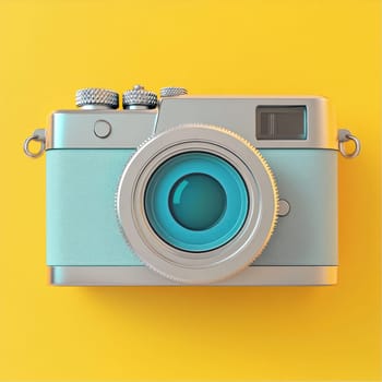 A playful camera icon with vibrant design and bright colors, perfect for photography enthusiasts