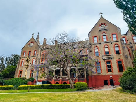MELBOURNE, AUSTRALIA - DECEMBER 26 2024: Abbotsford Convent on a hot summer's day in Melbourne Australia