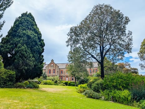 MELBOURNE, AUSTRALIA - DECEMBER 26 2024: Abbotsford Convent on a hot summer's day in Melbourne Australia