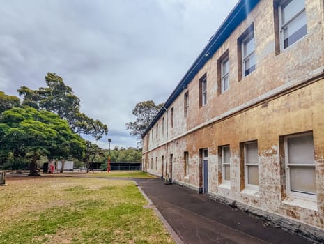 MELBOURNE, AUSTRALIA - DECEMBER 26 2024: Abbotsford Convent on a hot summer's day in Melbourne Australia