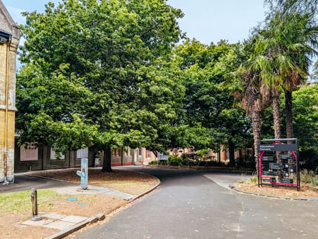 MELBOURNE, AUSTRALIA - DECEMBER 26 2024: Abbotsford Convent on a hot summer's day in Melbourne Australia