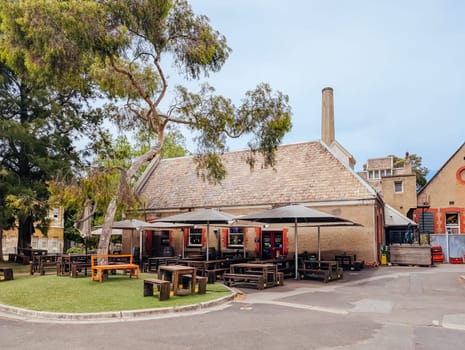 MELBOURNE, AUSTRALIA - DECEMBER 26 2024: Abbotsford Convent on a hot summer's day in Melbourne Australia