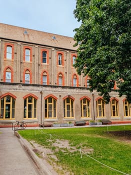 MELBOURNE, AUSTRALIA - DECEMBER 26 2024: Abbotsford Convent on a hot summer's day in Melbourne Australia