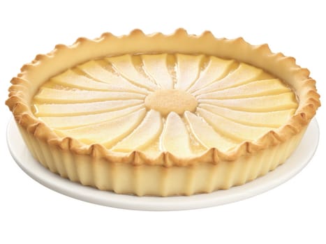Vinegar Pie, tangy custard in pastry crust, dusting of nutmeg, unique sweet and sour flavor, old-fashioned frugality.
