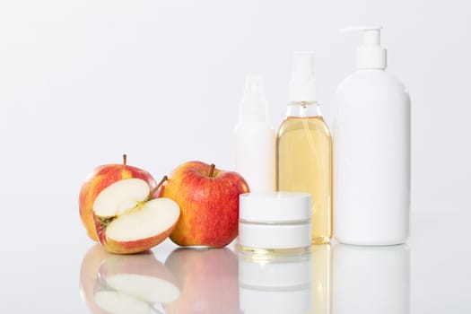 Explore natural skin care products inspired by fresh apples, perfect for healthy skin