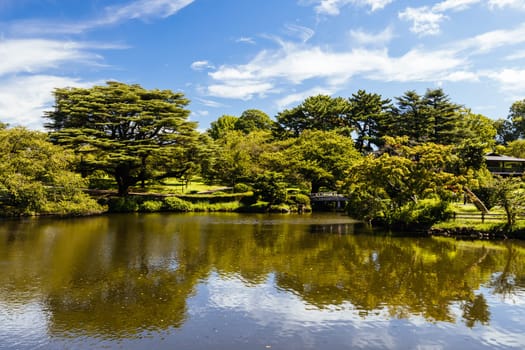 Shinjuku Gyo-en is a large park and garden in Shinjuku and Shibuya, Tokyo, Japan.