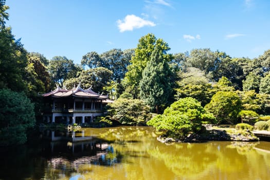Shinjuku Gyo-en is a large park and garden in Shinjuku and Shibuya, Tokyo, Japan.