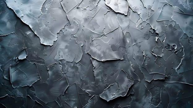 A closeup of a freezing grey metal wall with a textured pattern, resembling a natural rock formation. The wall appears transparent, creating an intriguing visual effect at the event