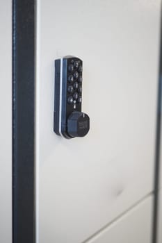 This digital keypad lock, which also includes a key, provides enhanced security for your lockers