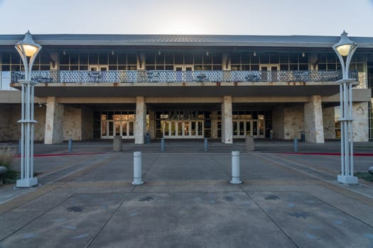 Palmer Events Center in Auditorium Shores Town Lake Park in Austin Texas in December