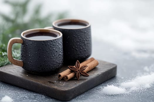 Spiced beverage: mulled wine, warm aroma, festive blend, cinnamon spice, citrus infusion, red drink, seasonal comfort, holiday tradition, aromatic warmth, winter flavor, cozy indulgence