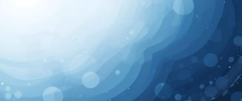 Whispering blues blend, as if twilight kissed the morning dew. Bubbles dance in soft light, evoking tranquil dreams and gentle serenity. A calm, ethereal expanse, inviting you to drift away.