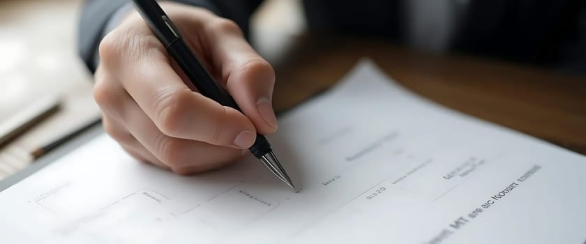 A hand trembles, pen poised above a blank check, the air thick with anticipation. Faint lines of a desk etch memories of decisions past. Each breath holds a silent vow; hope and fear intertwined.