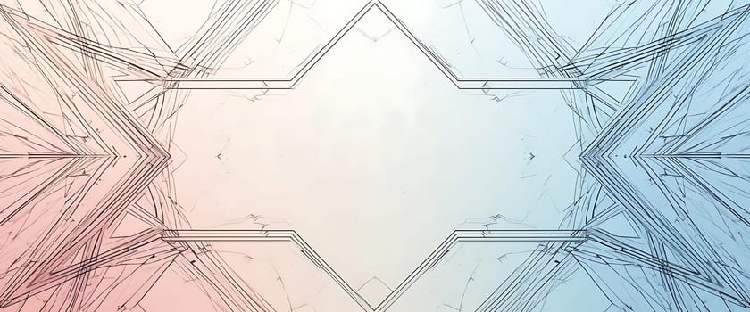Delicate fractures dance across a soft, ethereal sky, where rose and azure whispers meet. Fragile lines weave intricate tales of transient beauty, evoking a bittersweet longing for fleeting moments.