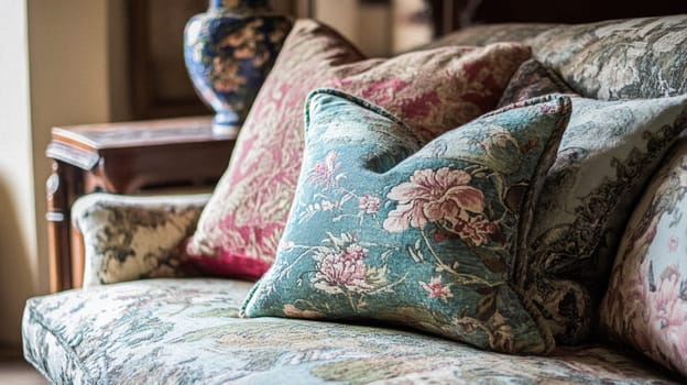 Country cottage decor, Cotswolds style interior design, furniture and home decor in elegant English country house style idea