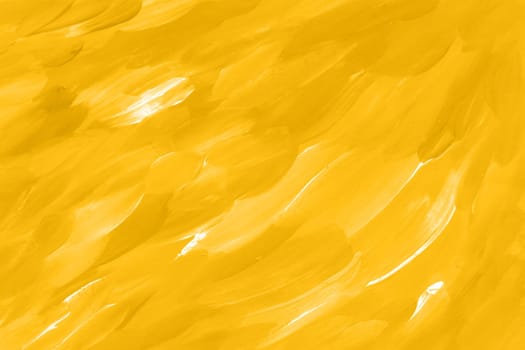 Hand drawn acrylic autumn yellow aesthetic textured background