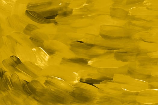 Hand drawn acrylic autumn yellow aesthetic textured background