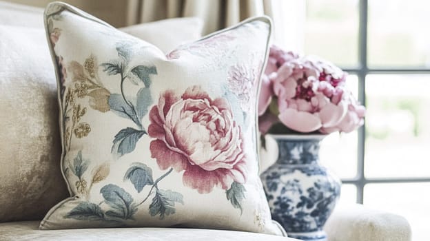 Country cottage decor, Cotswolds style interior design, furniture and home decor in elegant English country house style idea
