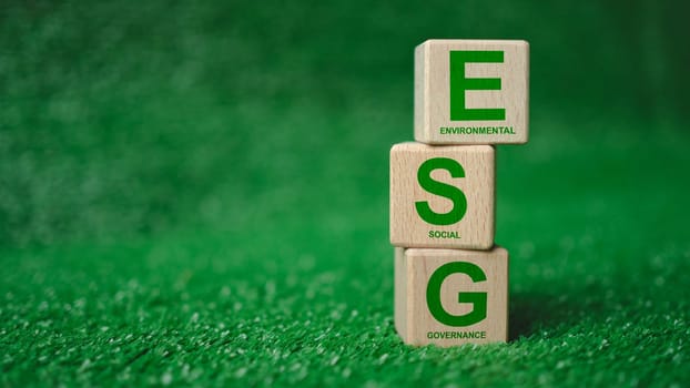 ESG concept for environment, society and governance in sustainable. business responsible environmental.