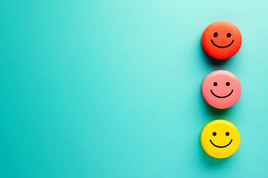 Funny smiley face on a white background. World Emoji Day.