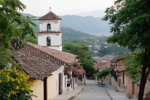 Colombian paradise: stunning scenery, captivating vistas, verdant nature, picturesque beauty, diverse ecosystems, enchanting forests, peaceful trails, colorful wildlife, scenic tranquility
