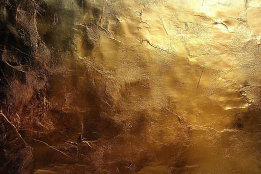 Close-up texture of golden stone. Golden background.