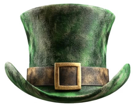 Green St. Patrick's Day hat isolated on a white background
