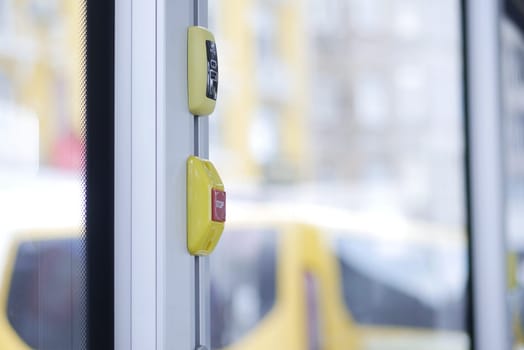 Bus bell switch for stop inside the public bus