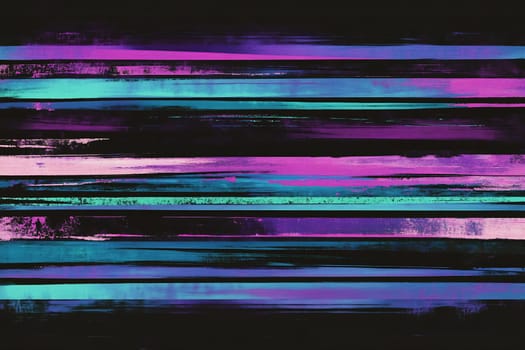 Colorful stripes blend in various shades against a deep black backdrop, creating a vivid, dynamic pattern that captivates the eye.
