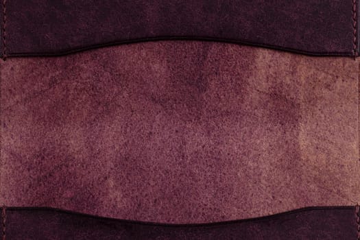 Texture of natural burgundy leather for products.