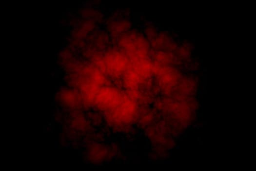 Mass of blazing clouds, abstract background


