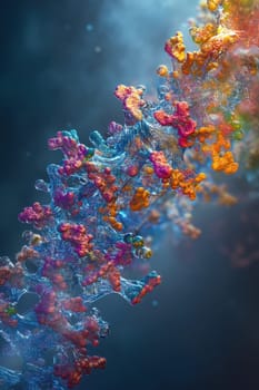 Macroscopic view of antibodies. Large globular proteins of blood plasma. Antiviruses